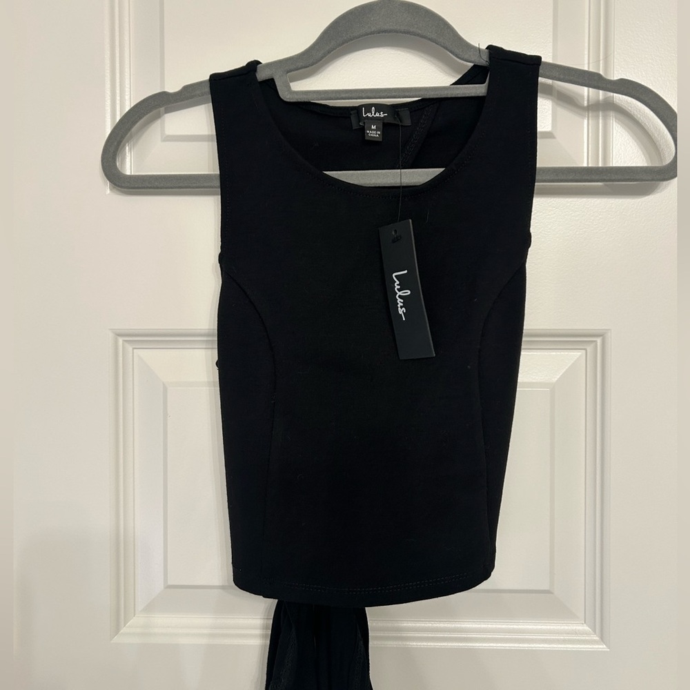 Lulus Open back Wrap Top